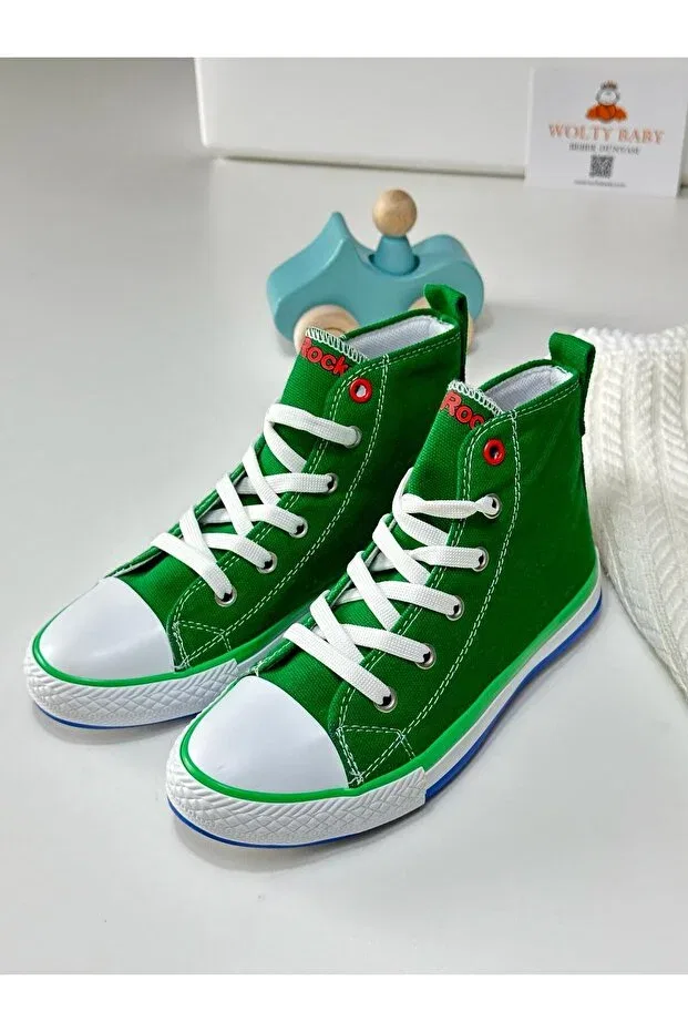Детские повседневные туфли для девочек с коротким каблуком Woltybaby, Green