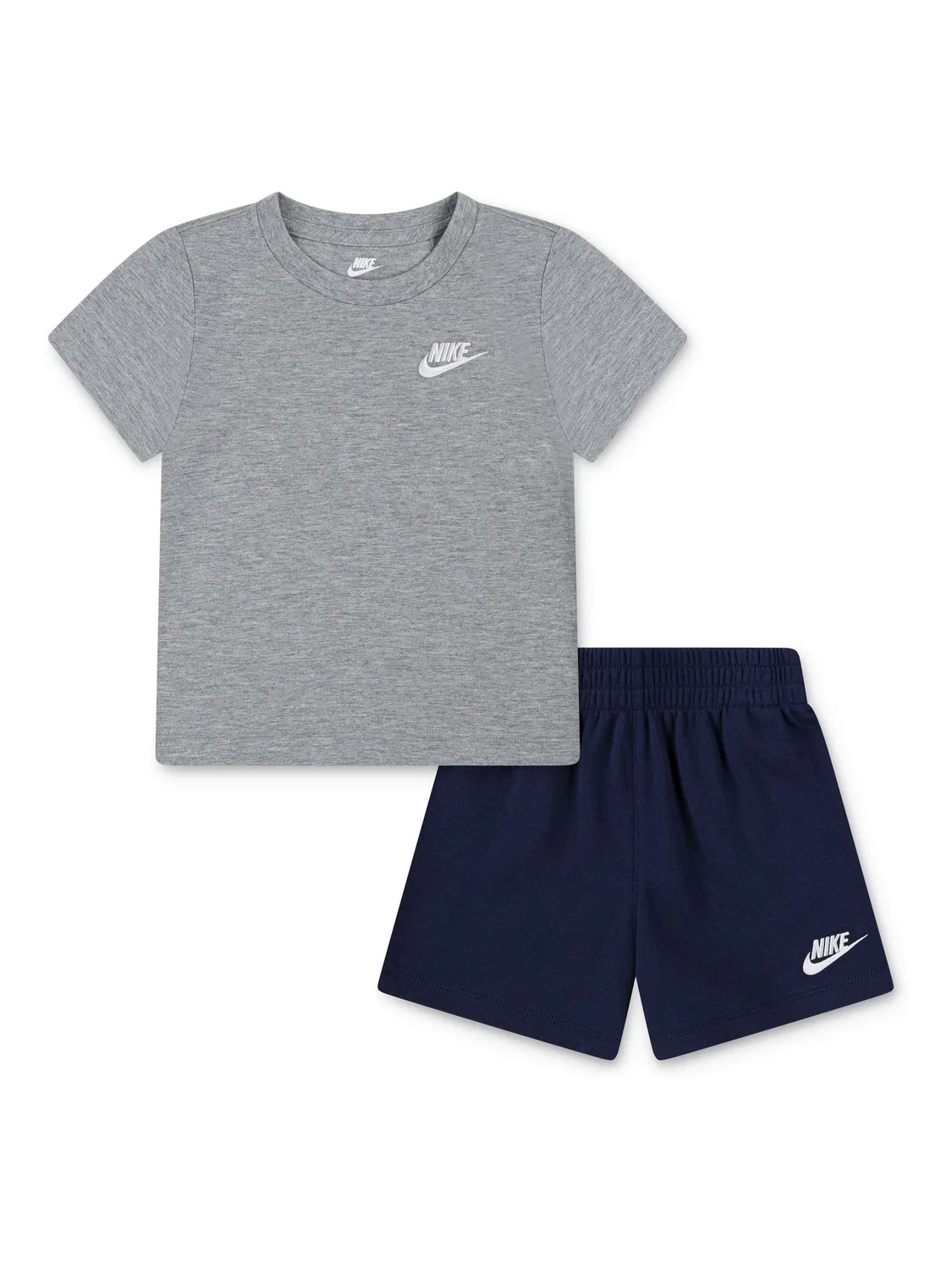 Комплект из футболки и шорт, с логотипом Nike, синий