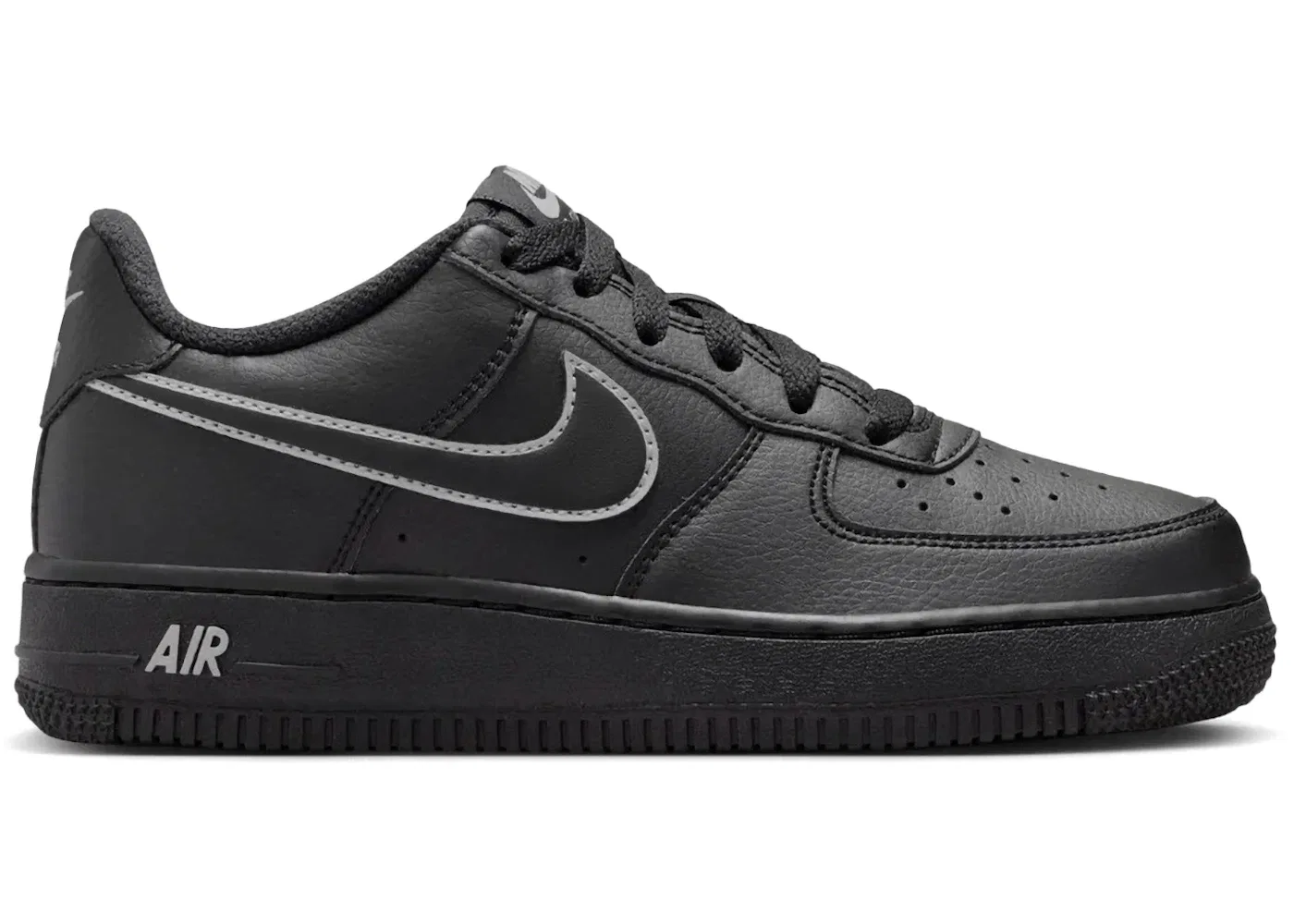 Детские кроссовки Lifestyle Nike Air Force 1 Low LE, Black/Light Smoke Grey