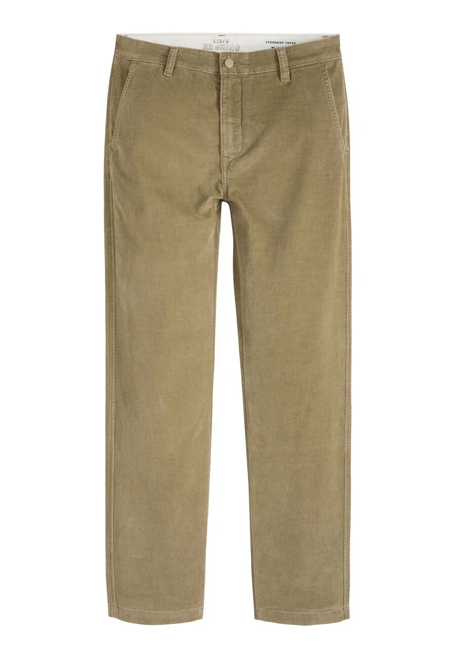 Брюки LEVI'S Regular 'XX CHINO STD II' оливкового цвета