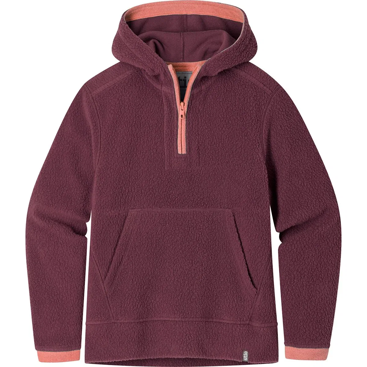Детский пуловер из флиса с капюшоном Rawlins Stio, Aubergine
