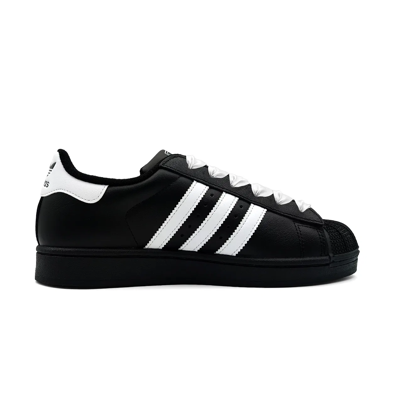 Детские кеды для скейтбординга Superstar 2, Adidas Originals, Black White — фото 3