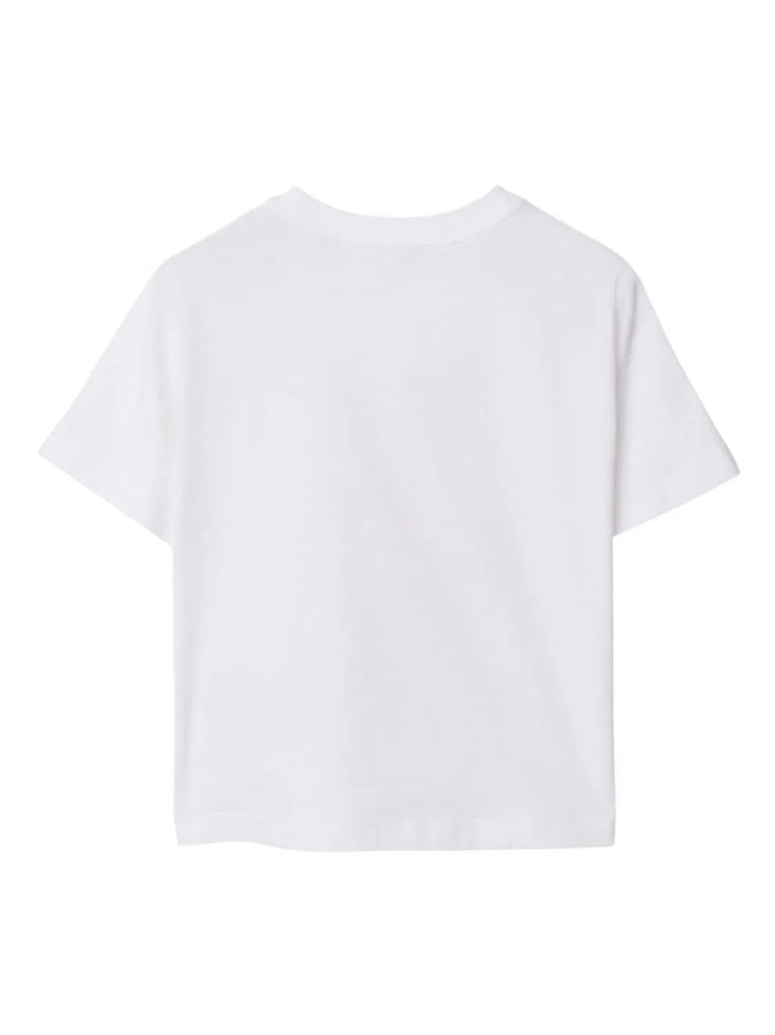 Футболка хлопковая с принтом Toddler Lilia Rose Print Cotton T-Shirt Burberry, White Cn — фото 2