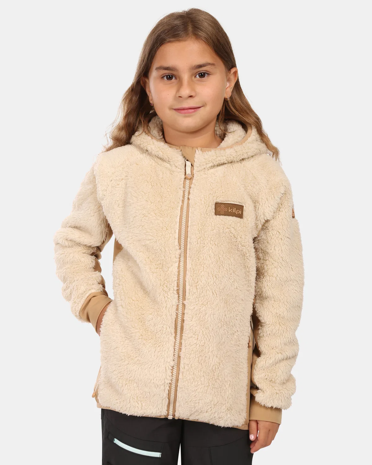 Детское флисовое худи с капюшоном Norka-jg Kilpi, Beige