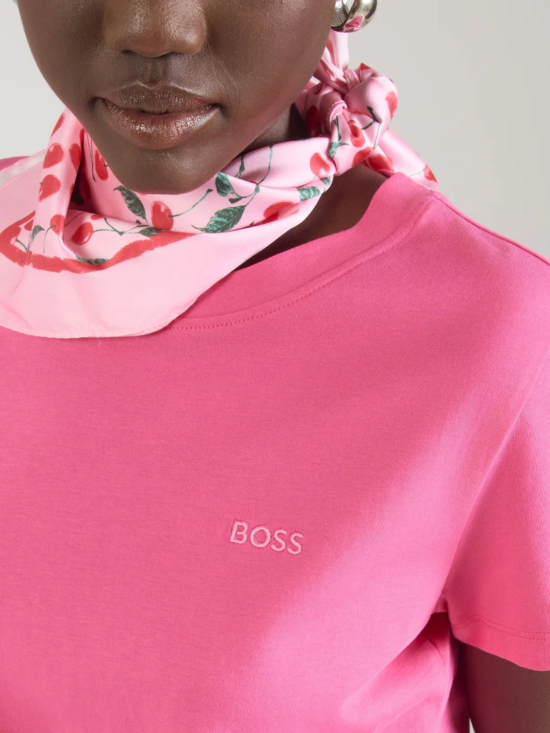 Рубашка Boss C_Esogo_1 розового цвета — фото 2