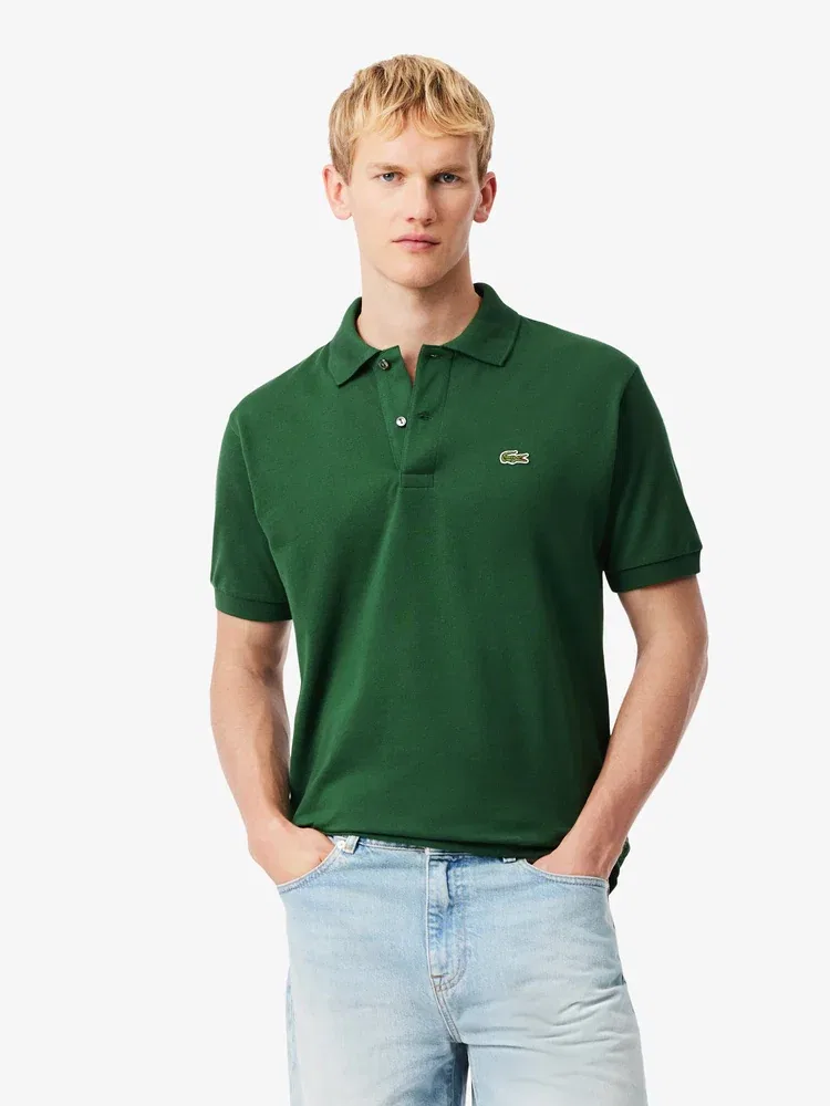 Футболка поло классического кроя L1212 LACOSTE, Green