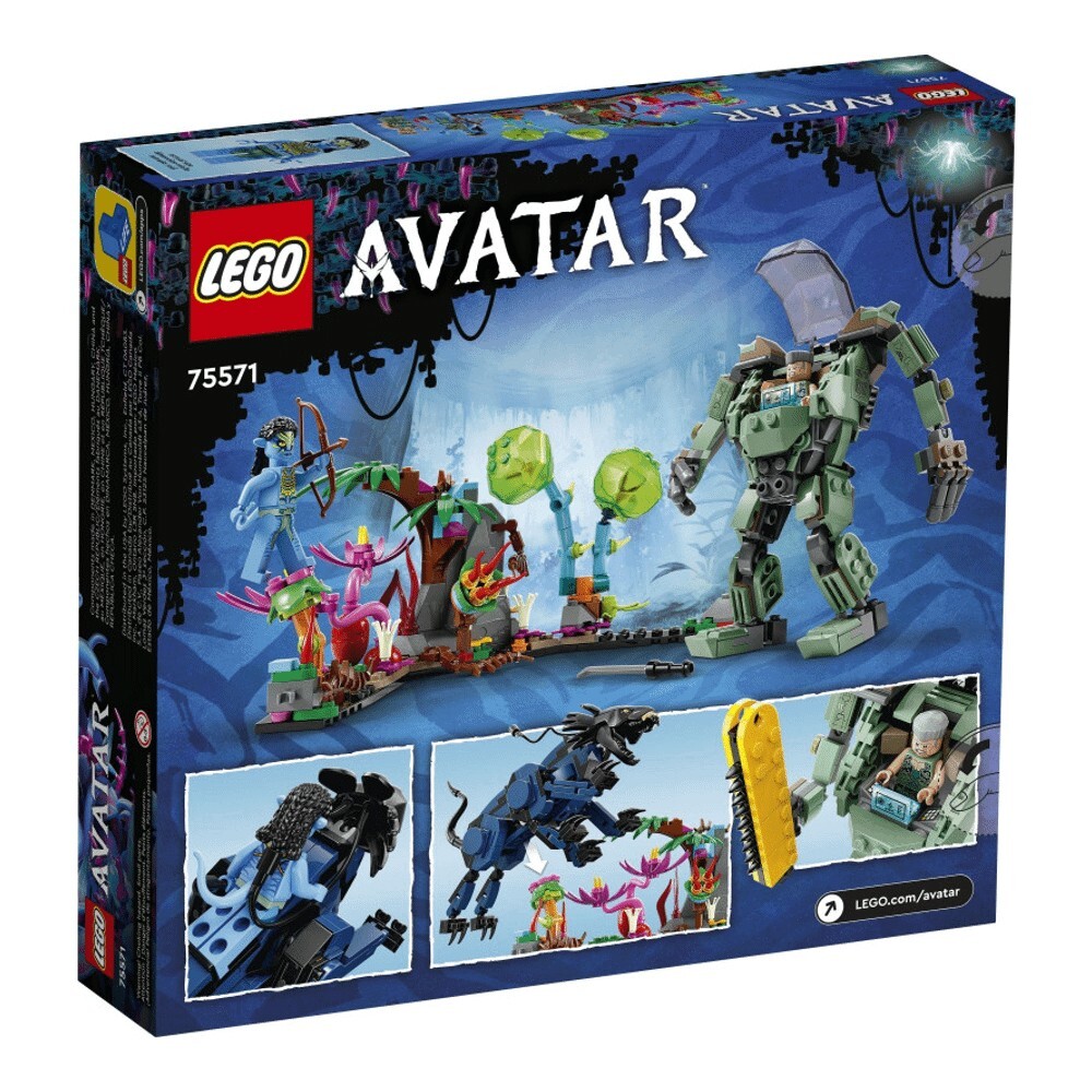 Конструктор LEGO Avatar Neytiri & Thanator vs. AMP Suit Quaritch 75571, 560 деталей — фото 3
