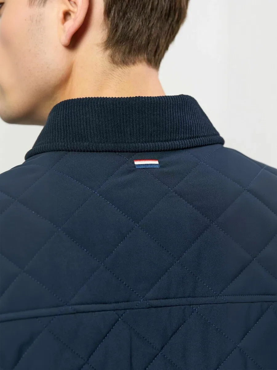 Куртка U.S. POLO ASSN. для межсезонья 'UMDitlev' сапфирового цвета — фото 4