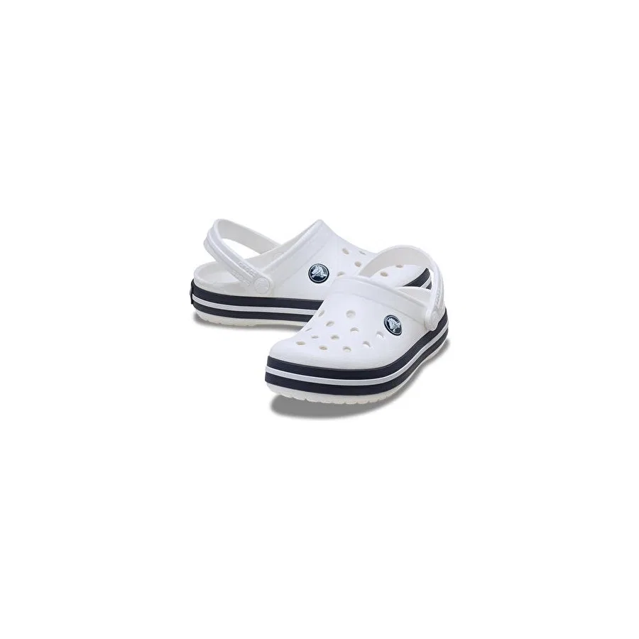 Детские спортивные сланцы Crocband Clog T Crocs, Белый — фото 4