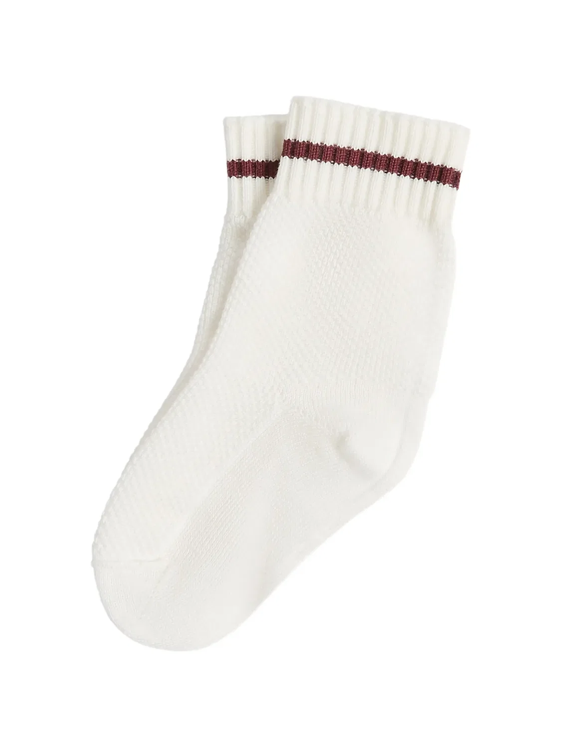 Фактурные носки Bernie Brunello Cucinelli Kids, белый