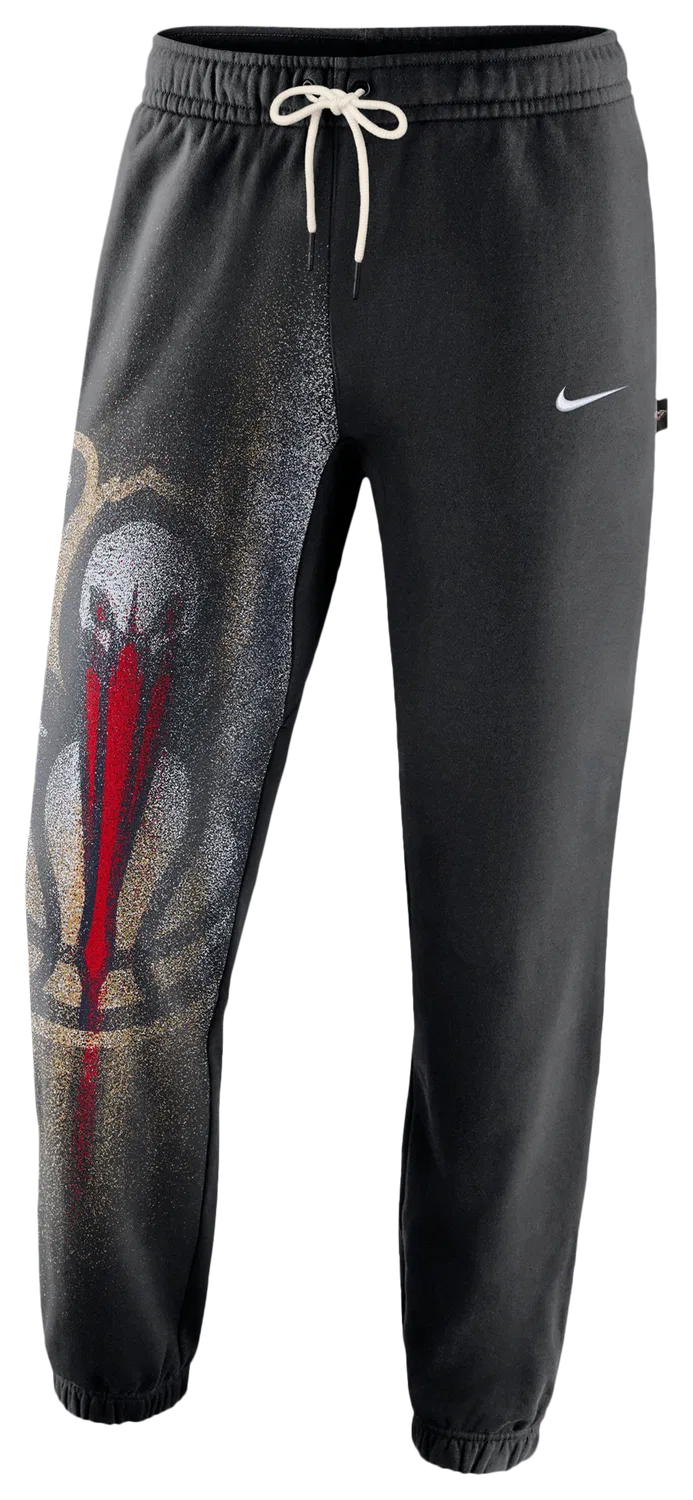Мужские спортивные брюки с технологией Therma-FIT Pelicans Basketball Icon Nike, черно-белый — фото 3