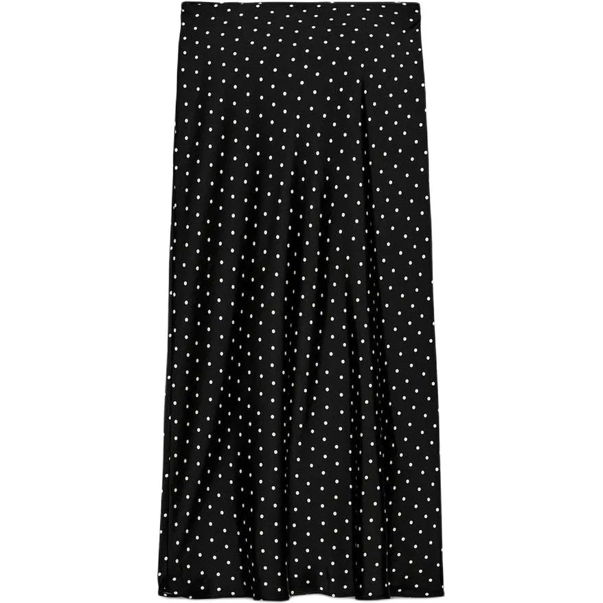Женская повседневная длинная юбка Moderate, ZARA, Black/White