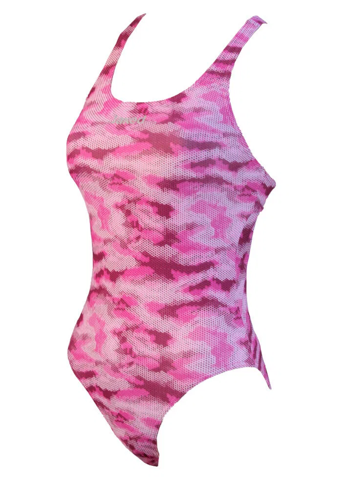 Детский купальник для девочек с открытой спиной Pixie Jaked, Rosa