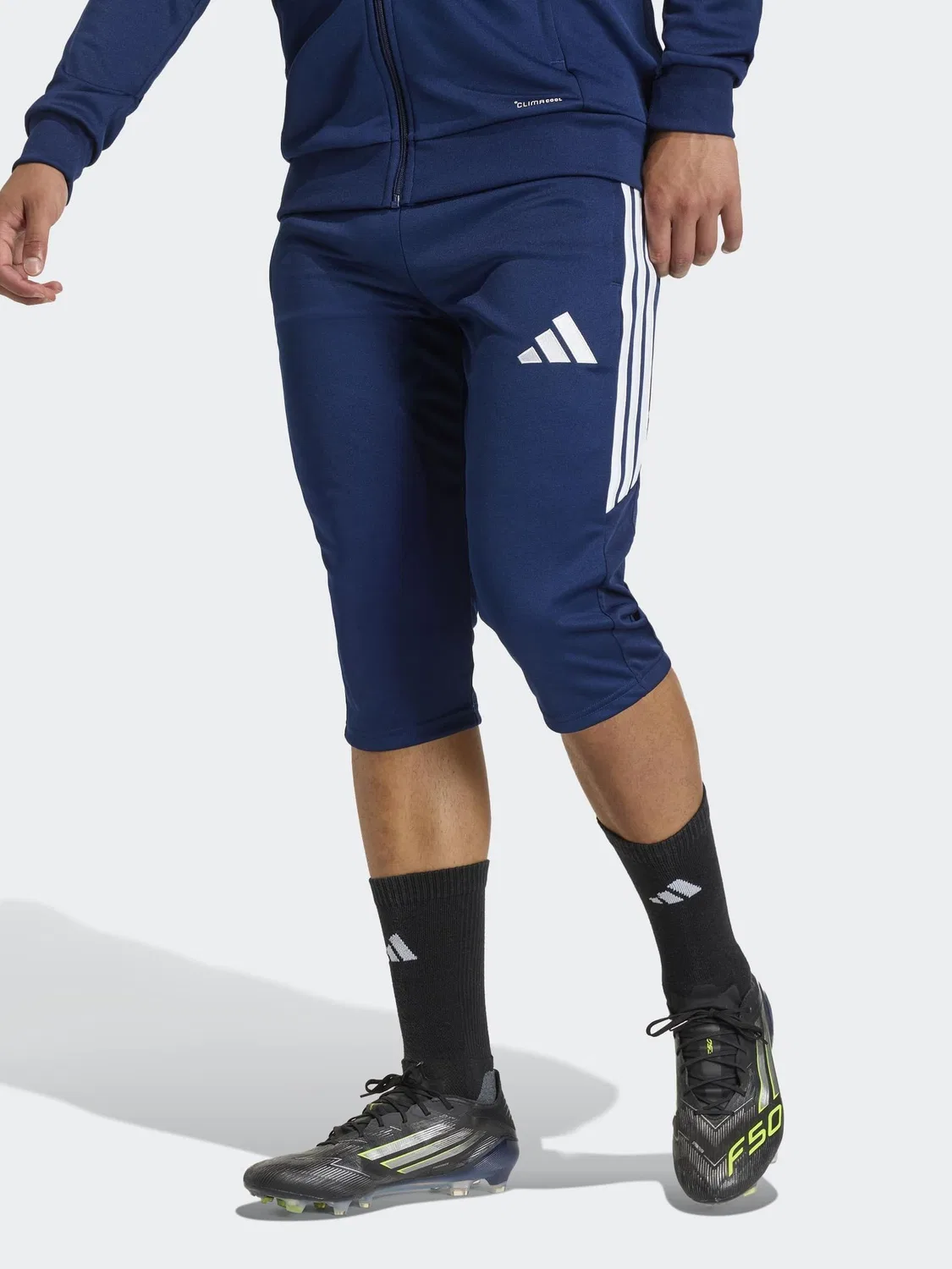 Тренировочные брюки 3/4 Tiro26 League adidas, синие