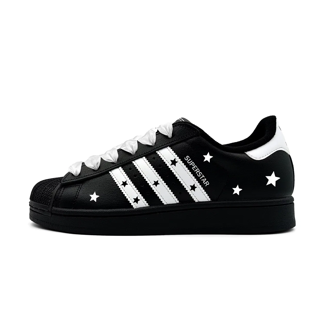 Детские кеды для скейтбординга Superstar 2, Adidas Originals, Black White
