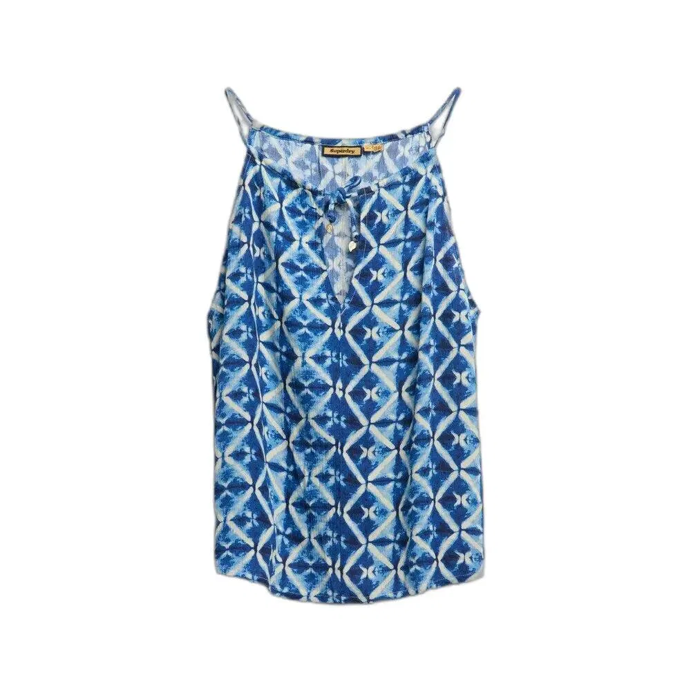 Женский топ с принтом Beach Cami Superdry, Blau
