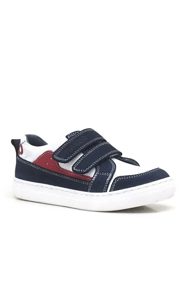 Детские кеды для мальчиков на липучке Rakerplus, Navy Blue