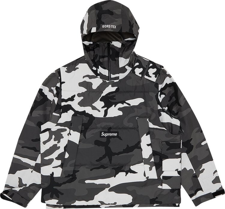 

Жилет Supreme 2-In-1 GORE-TEX Shell + Windstopper Vest 'Snow Camo', серый