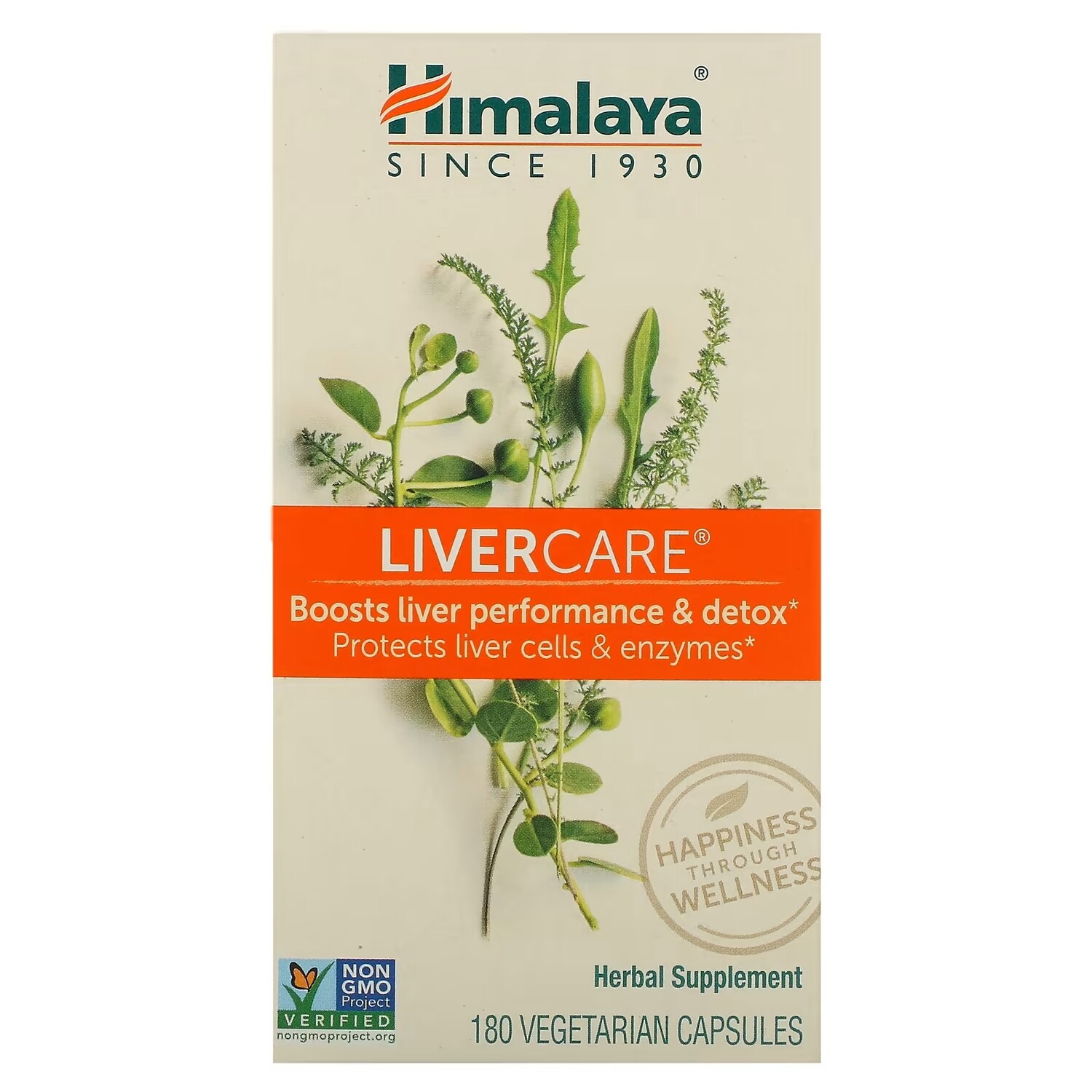 

Добавка - Уход за Печенью Himalaya, 180 вегетарианских капсул