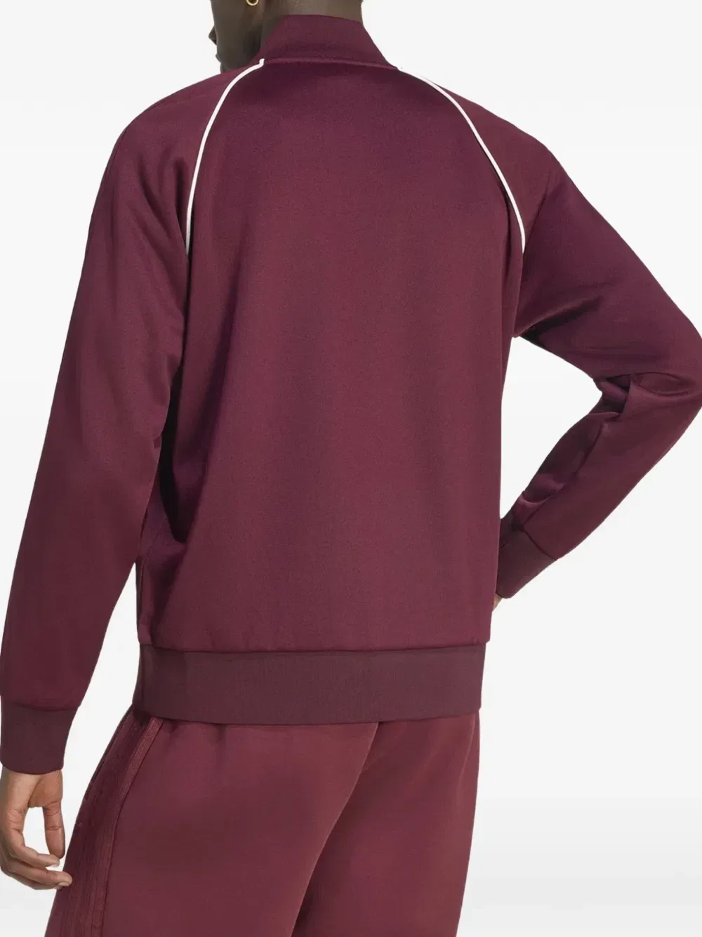 Худи SST Premium на молнии adidas, красный — фото 2