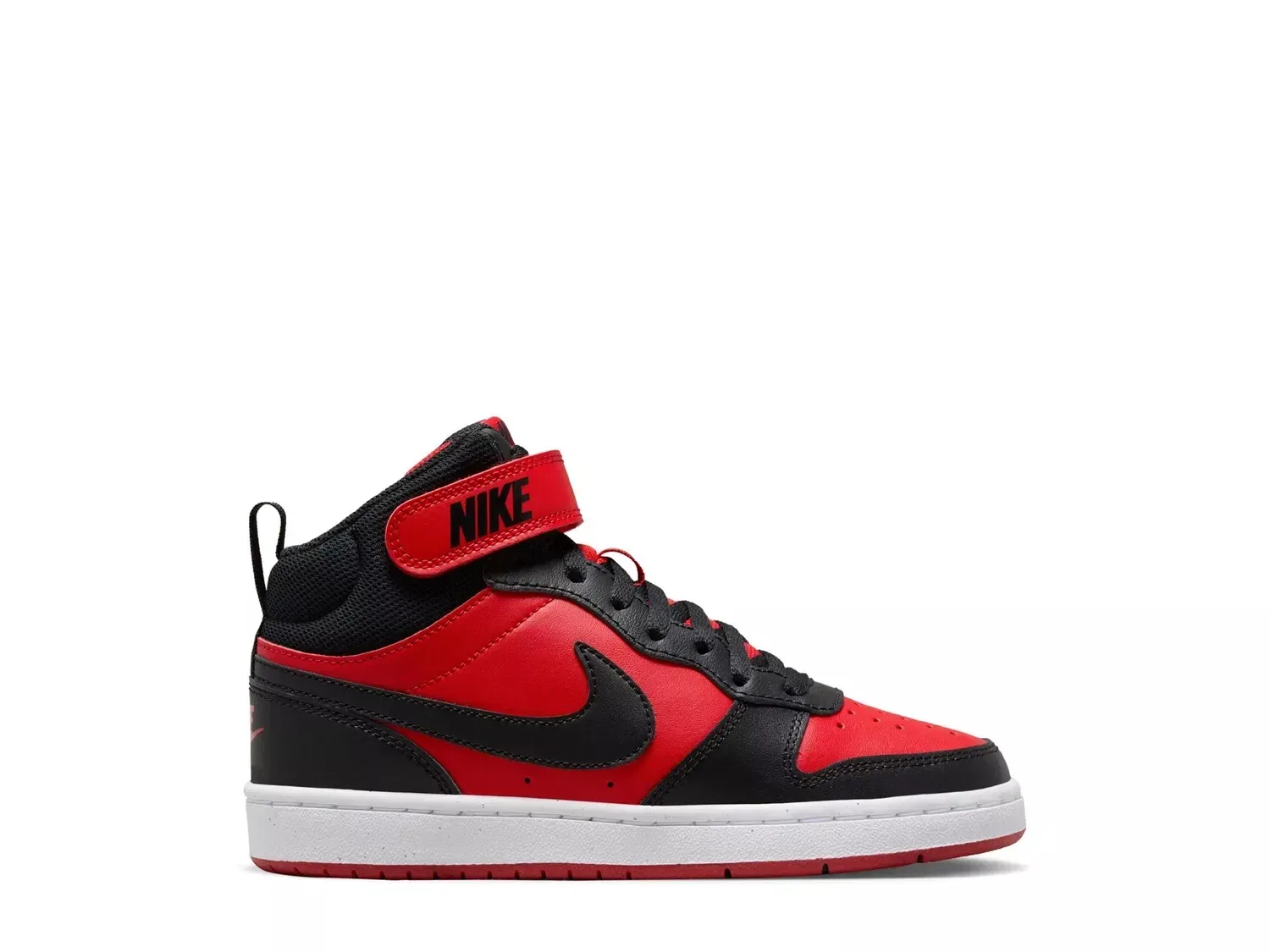 Кроссовки высокие Nike Court Borough Mid, черно-красные