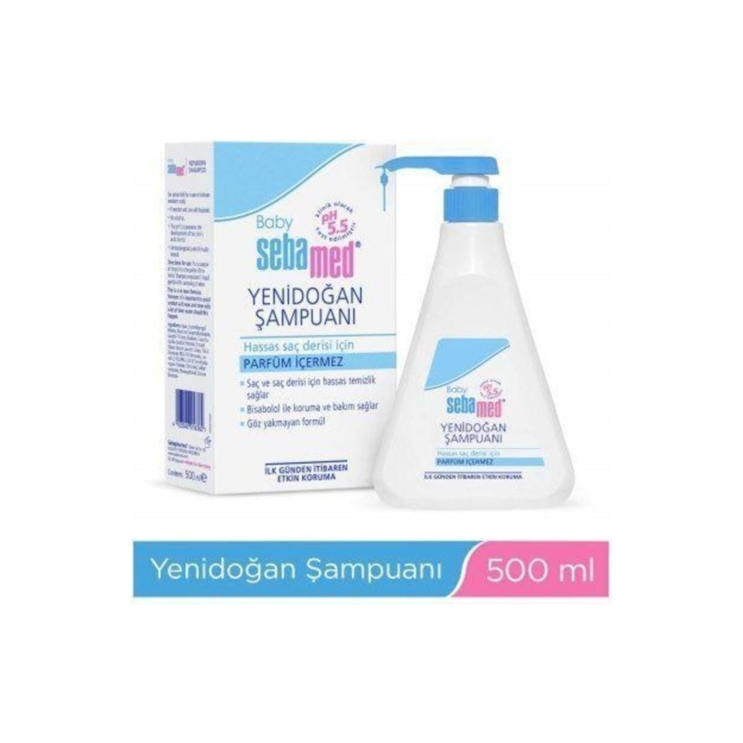 

Шампунь Sebamed для новорожденных, 500 мл
