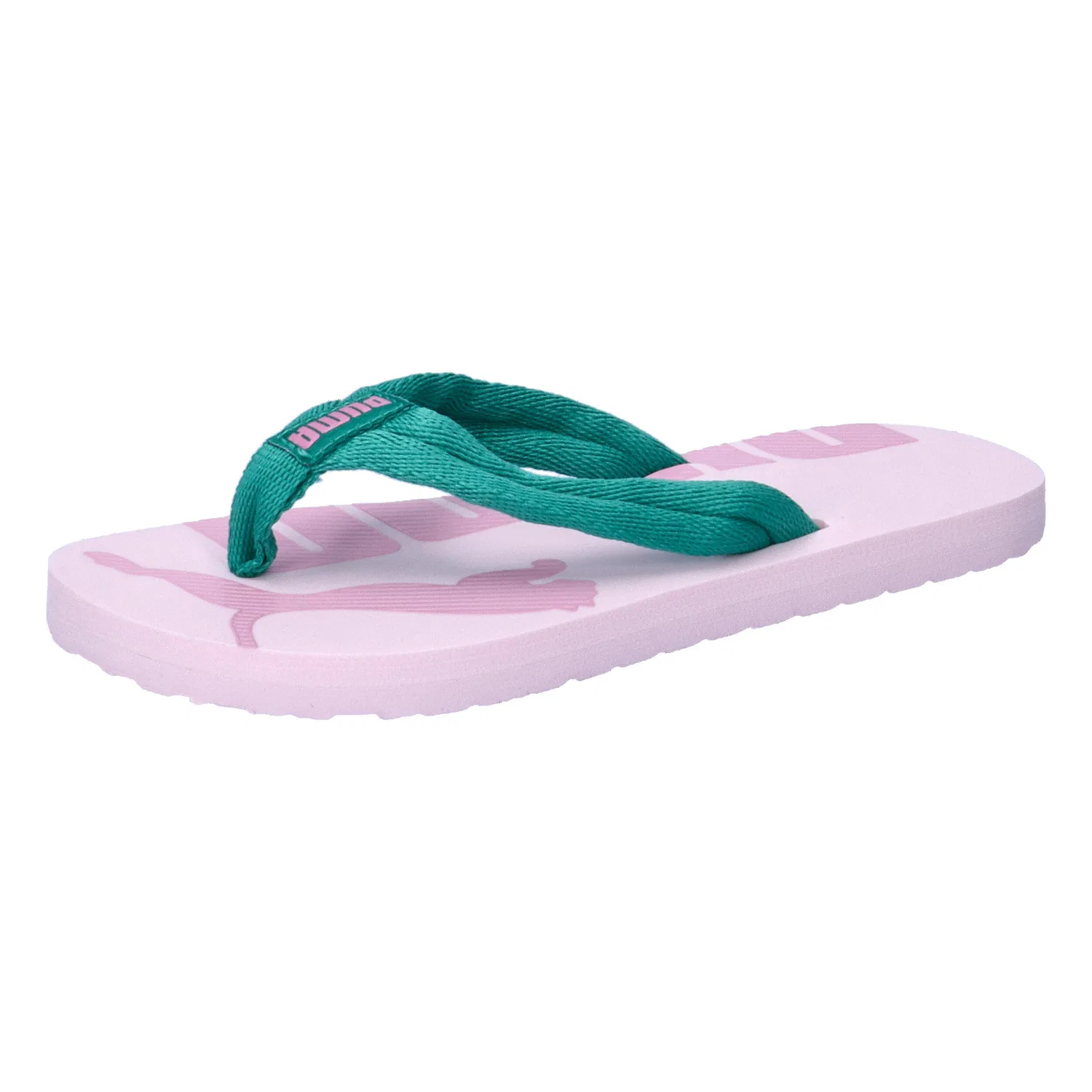 Детские сланцы с принтом Epic Flip v2 Puma, Grun Rosa