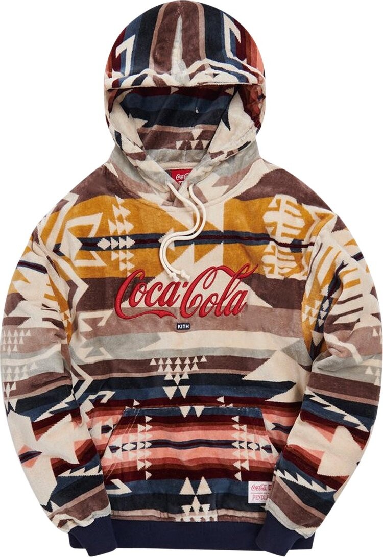 

Худи Kith x Coca-Cola x Pendleton Terry Williams 3 Hoodie 'Ivory/Multi', кремовый, Бежевый, Худи Kith x Coca-Cola x Pendleton Terry Williams 3 Hoodie 'Ivory/Multi', кремовый