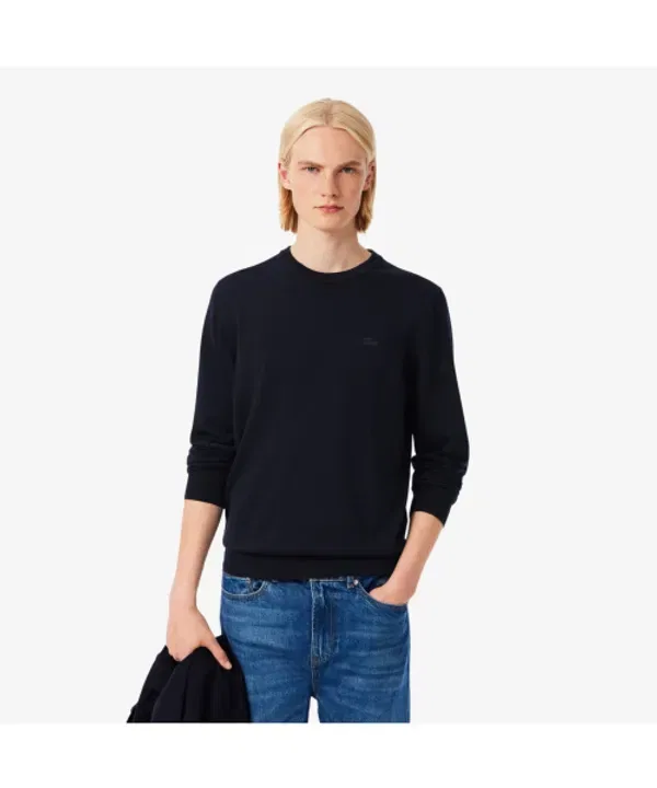 Свитер мериносовый, круглый вырез, ah1969-55n, Lacoste, 166
