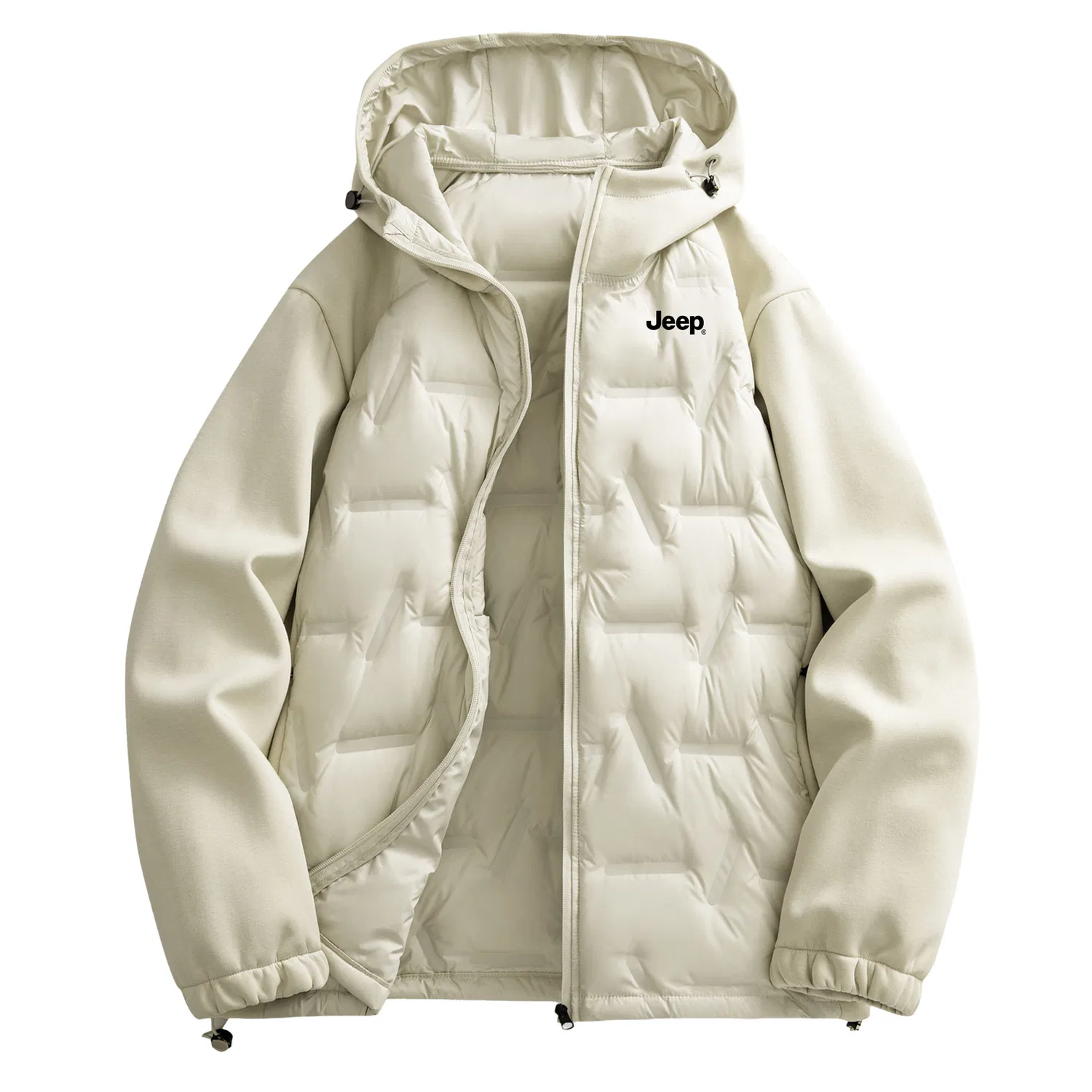 Детский пуховик с капюшоном Jeep Leisure Collection Down Jackets, серый — фото 3