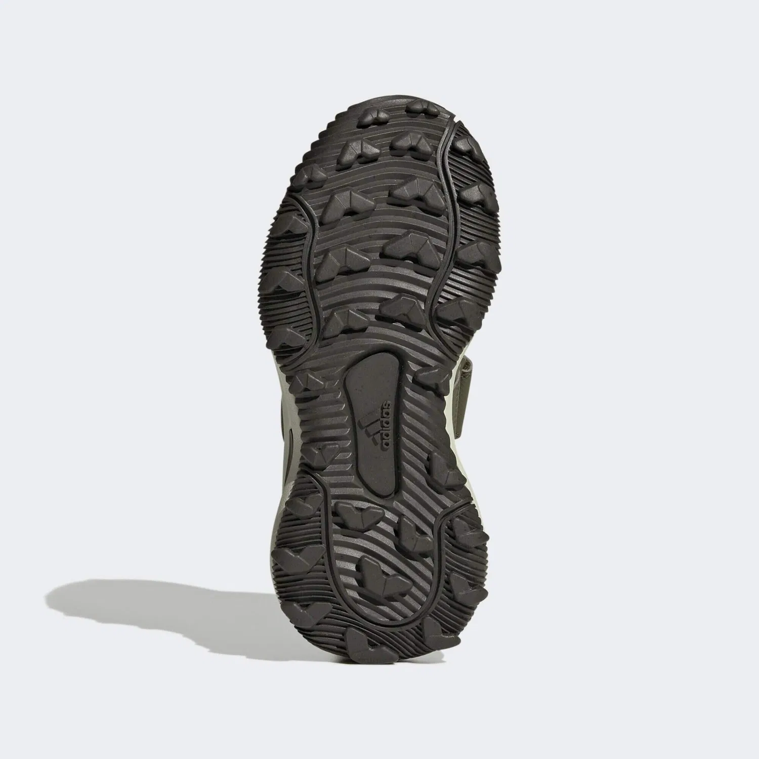 Детские кроссовки с принтом FortaRun All-Terrain Cloudfoam Sport Elastic Lace and Top Strap Laufschuh Adidas, Olivgrun — фото 4