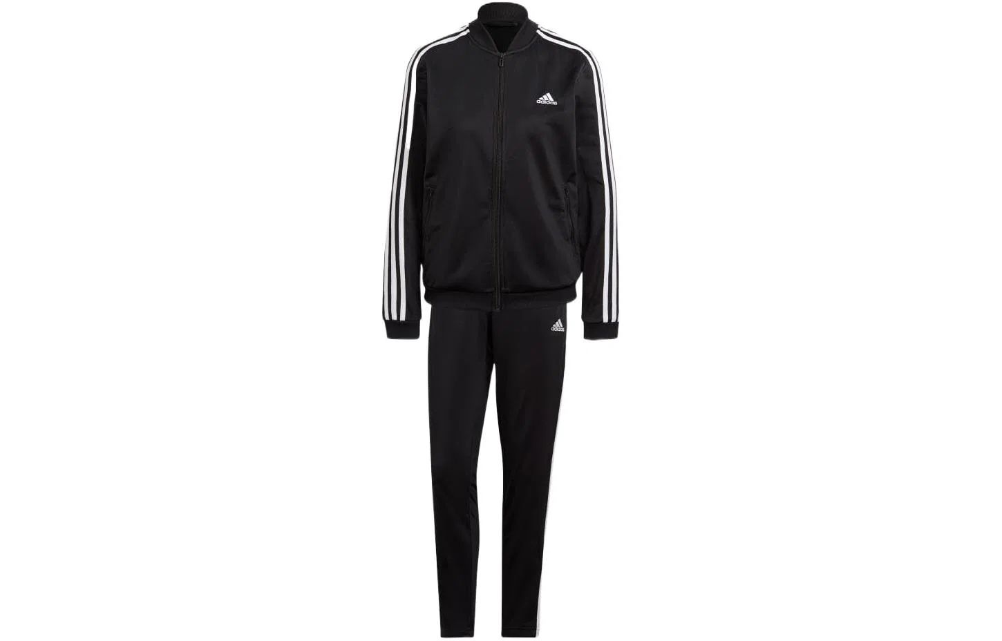 Женский спортивный костюм с тремя полосками, Adidas, Black — фото 3