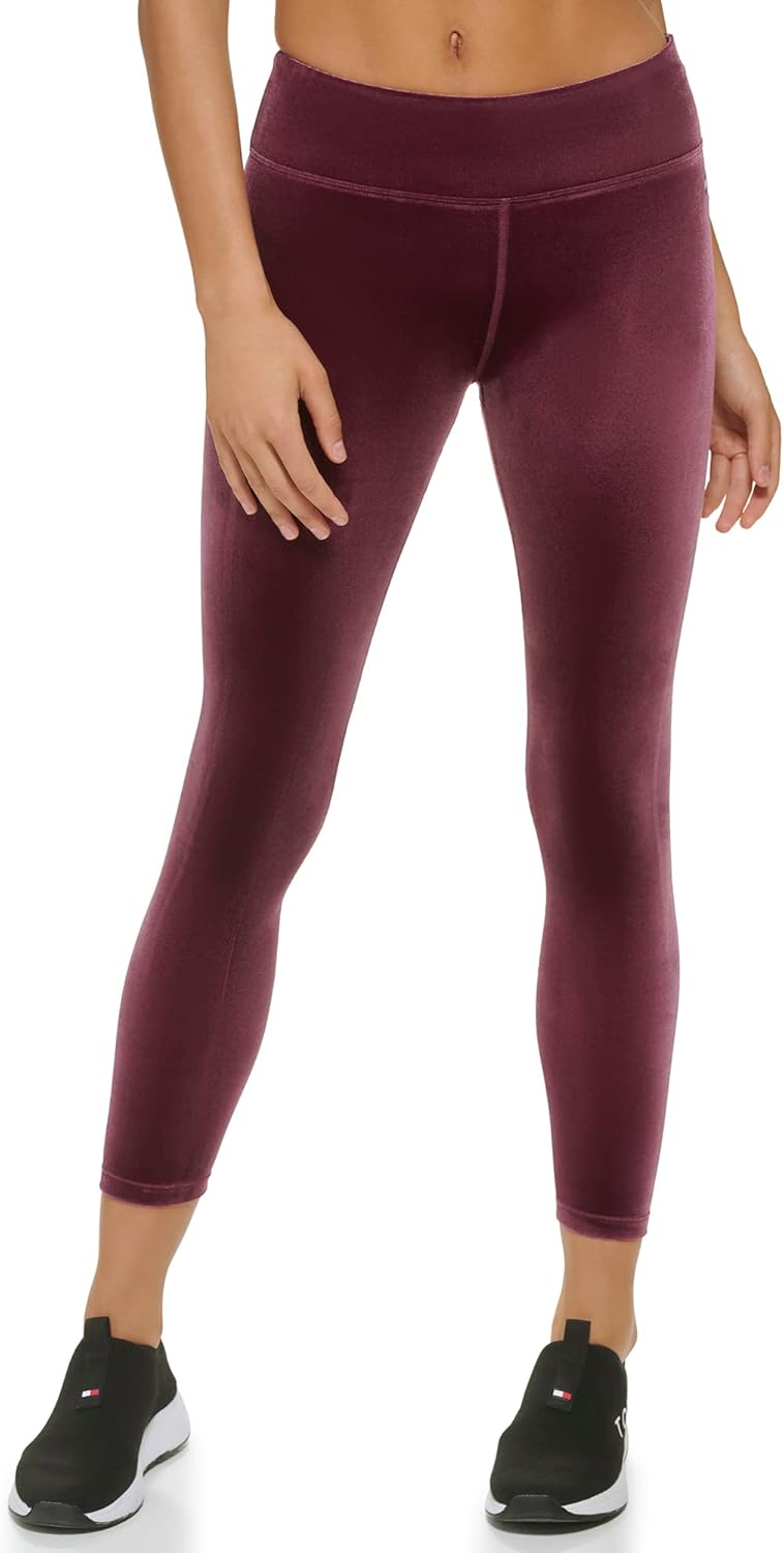 

Женские вельветовые леггинсы с высокой талией Tommy Hilfiger, Crushed Grape