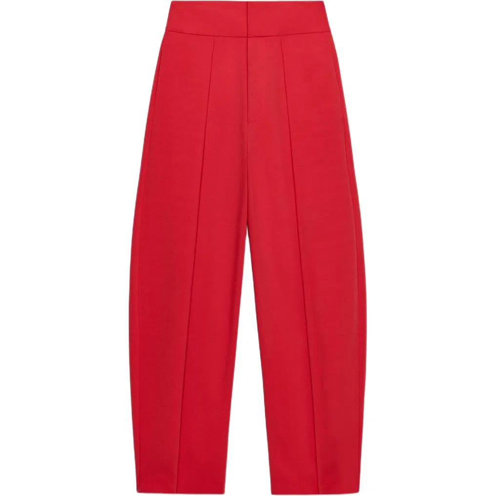 Женские брюки повседневные красные ZARA, Red