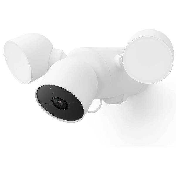 

Камера наружная Google Nest Outdoor с прожектором, проводная, белый