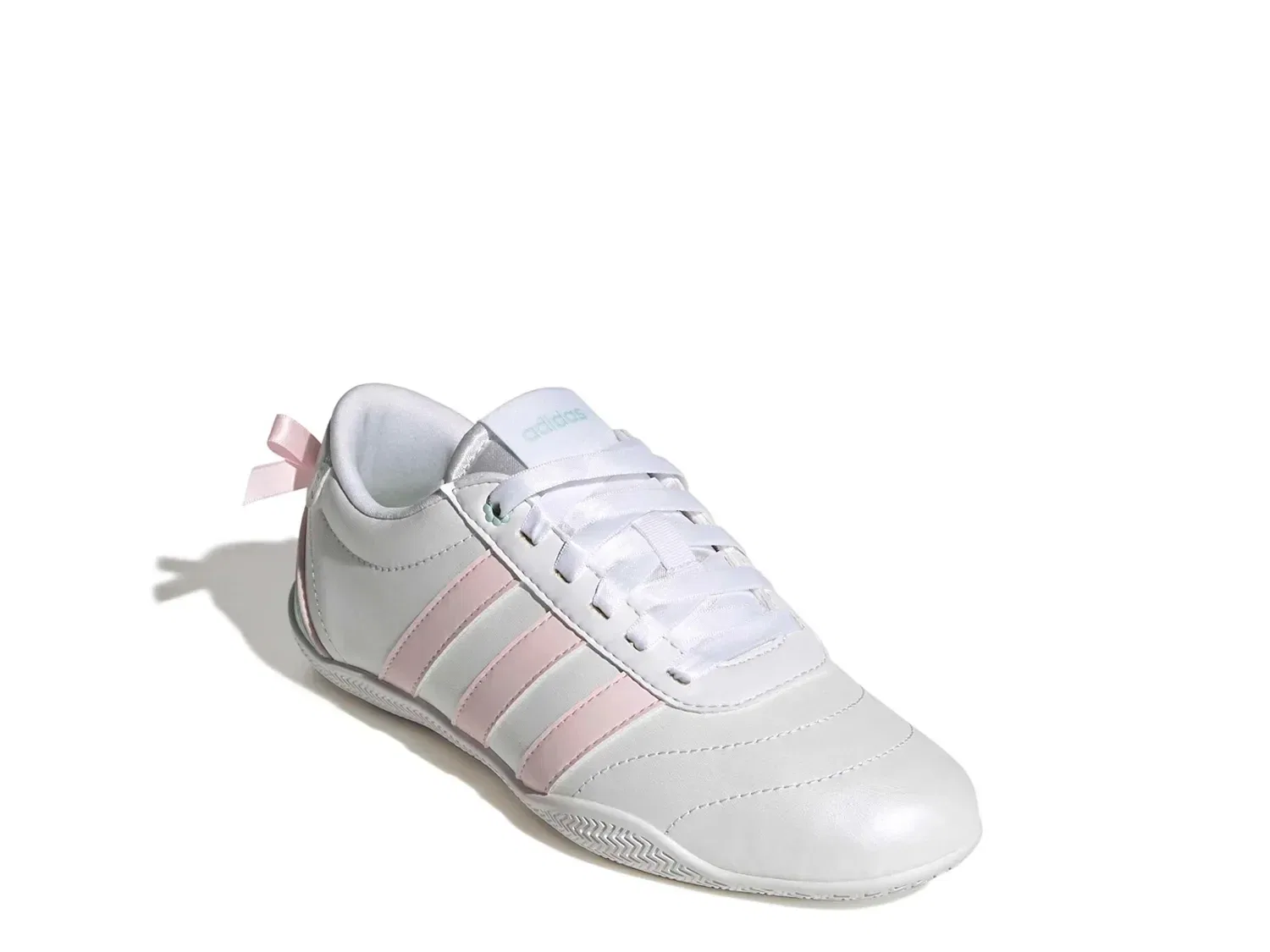 Кроссовки Grand Court Lo, adidas, белый/светло-розовый