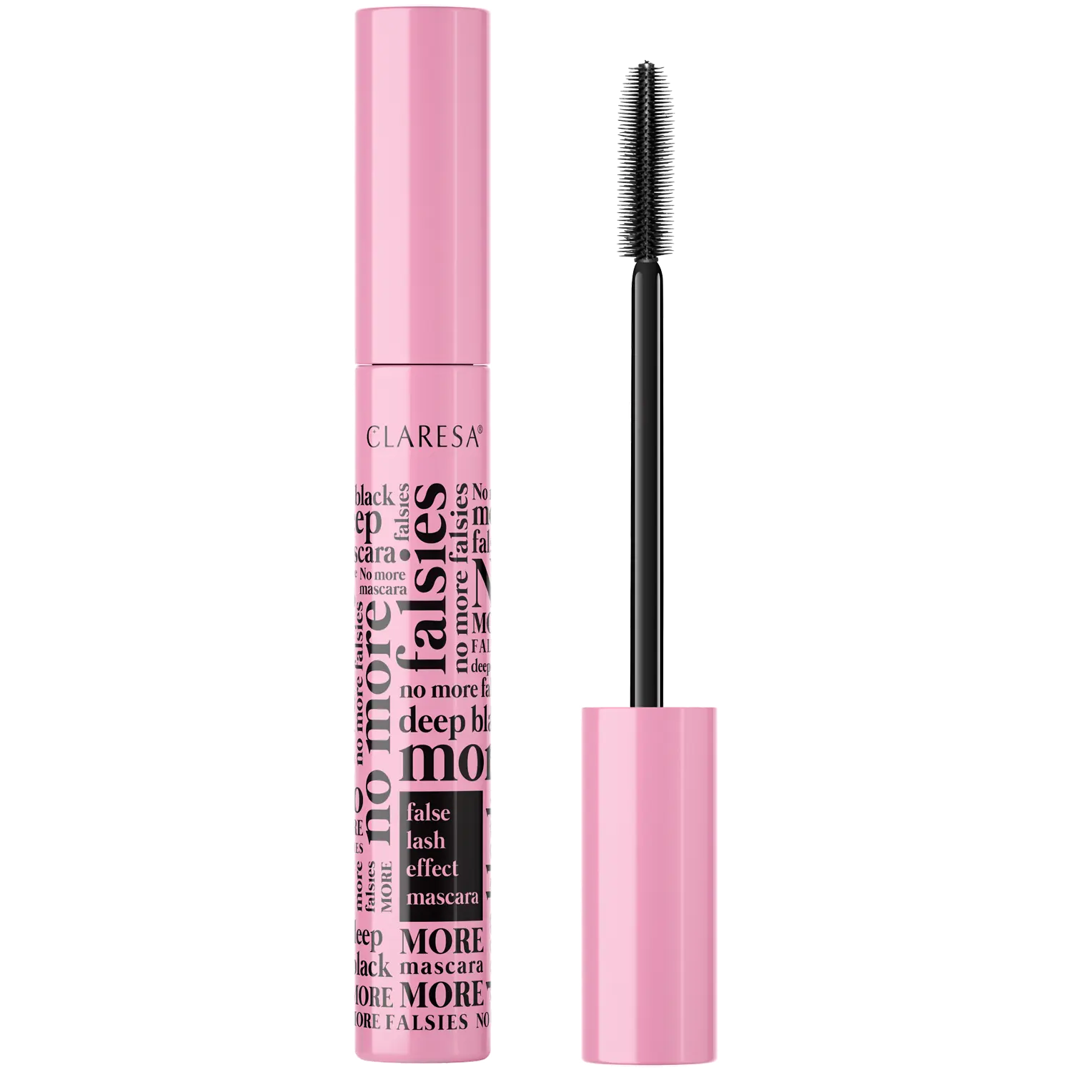 

Claresa No More Falsies тушь для ресниц насыщенного черного цвета, 10 г