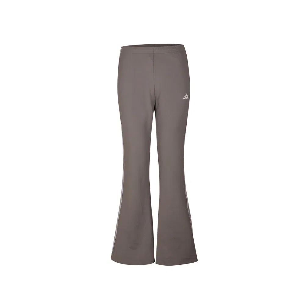 Женские трикотажные спортивные брюки с широким кроем, Taupe, Adidas