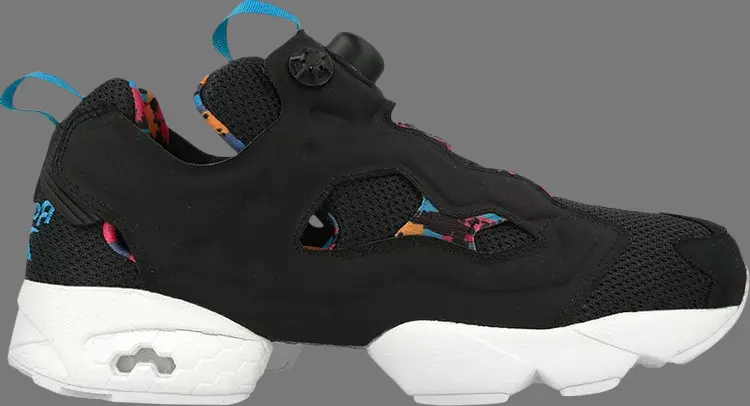 

Кроссовки instapump fury ar 'black teal' Reebok, черный