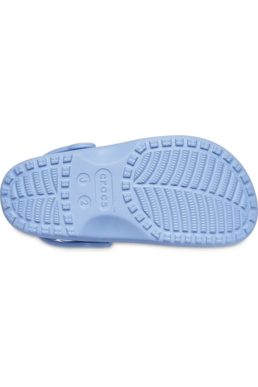 Детские сабо с цветочной лазерной перфорацией Classic CROCS, Blue Haze — фото 4