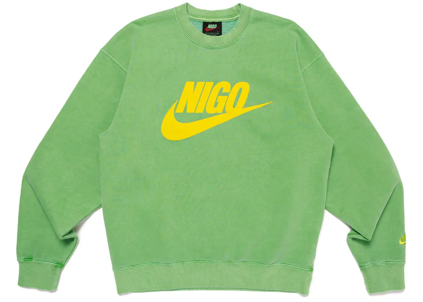 Мужской свитшот из флиса с круглым вырезом Nike x Nigo NRG Fleece Crew, Green