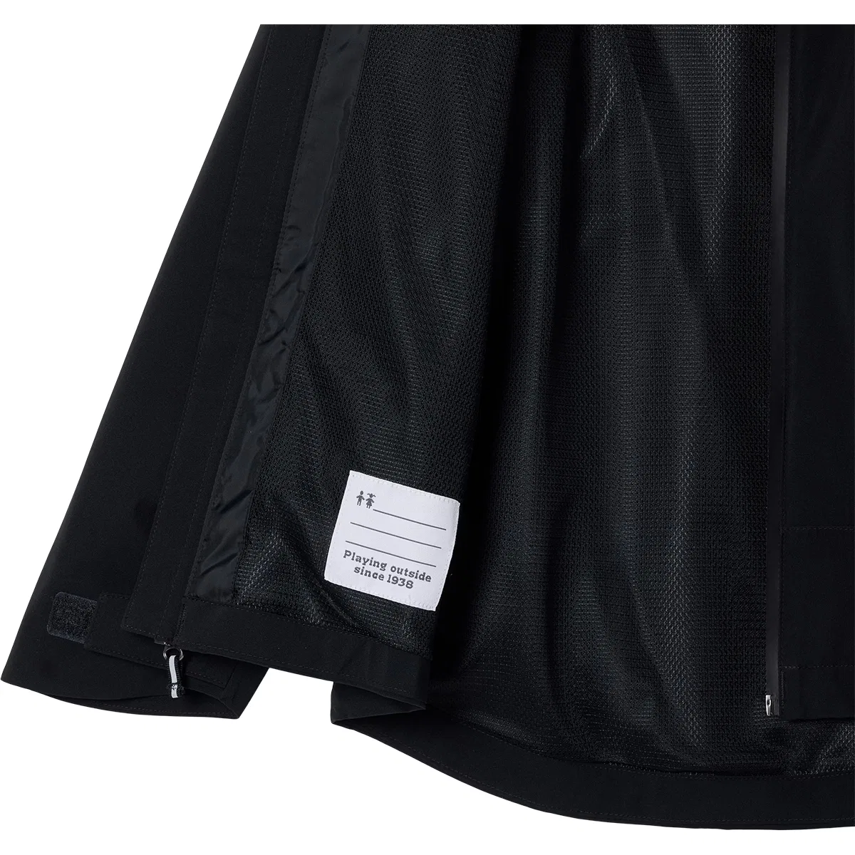 Детская дождевая куртка для мальчиков с капюшоном Boulder Falls Jacket Columbia, черный — фото 3