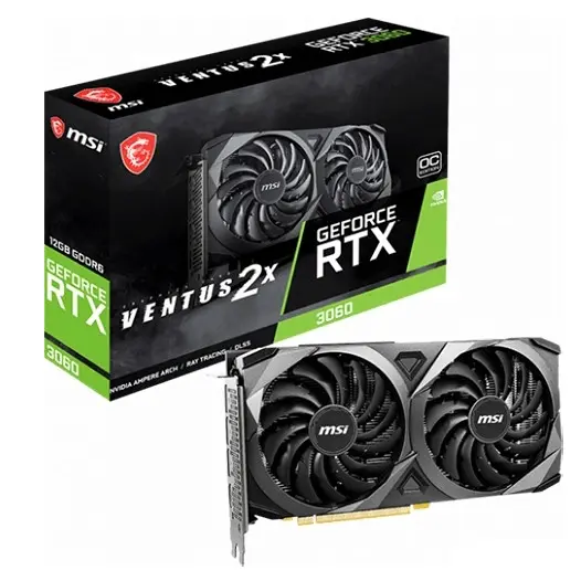 

Видеокарта MSI GeForce RTX 3060 VENTUS 2X OC (LHR) [RTX 3060 VENTUS 2X 12G OC]