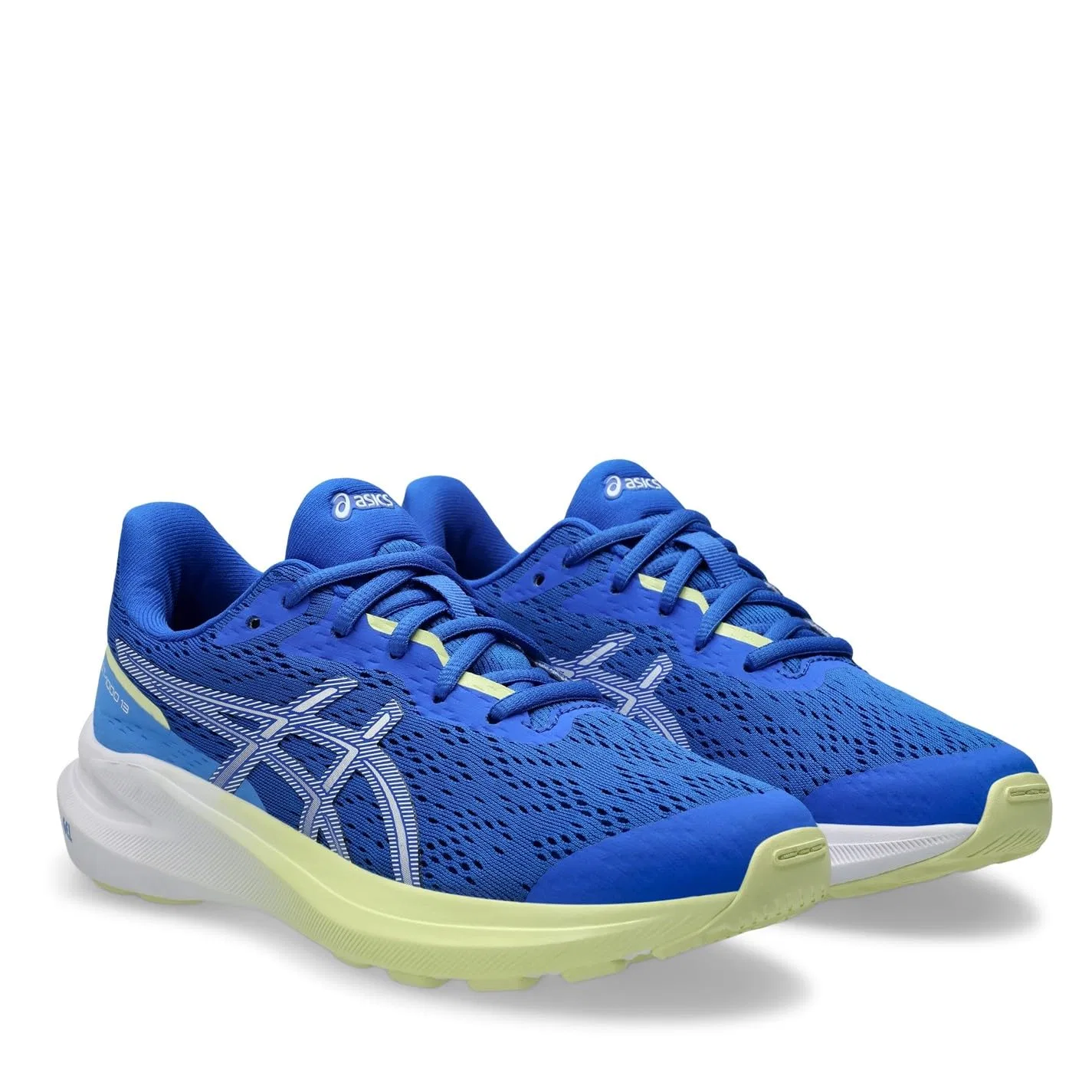 Детские кроссовки для мальчиков с поддержкой GT-1000 13 GS ASICS, Illusion Blue White — фото 4