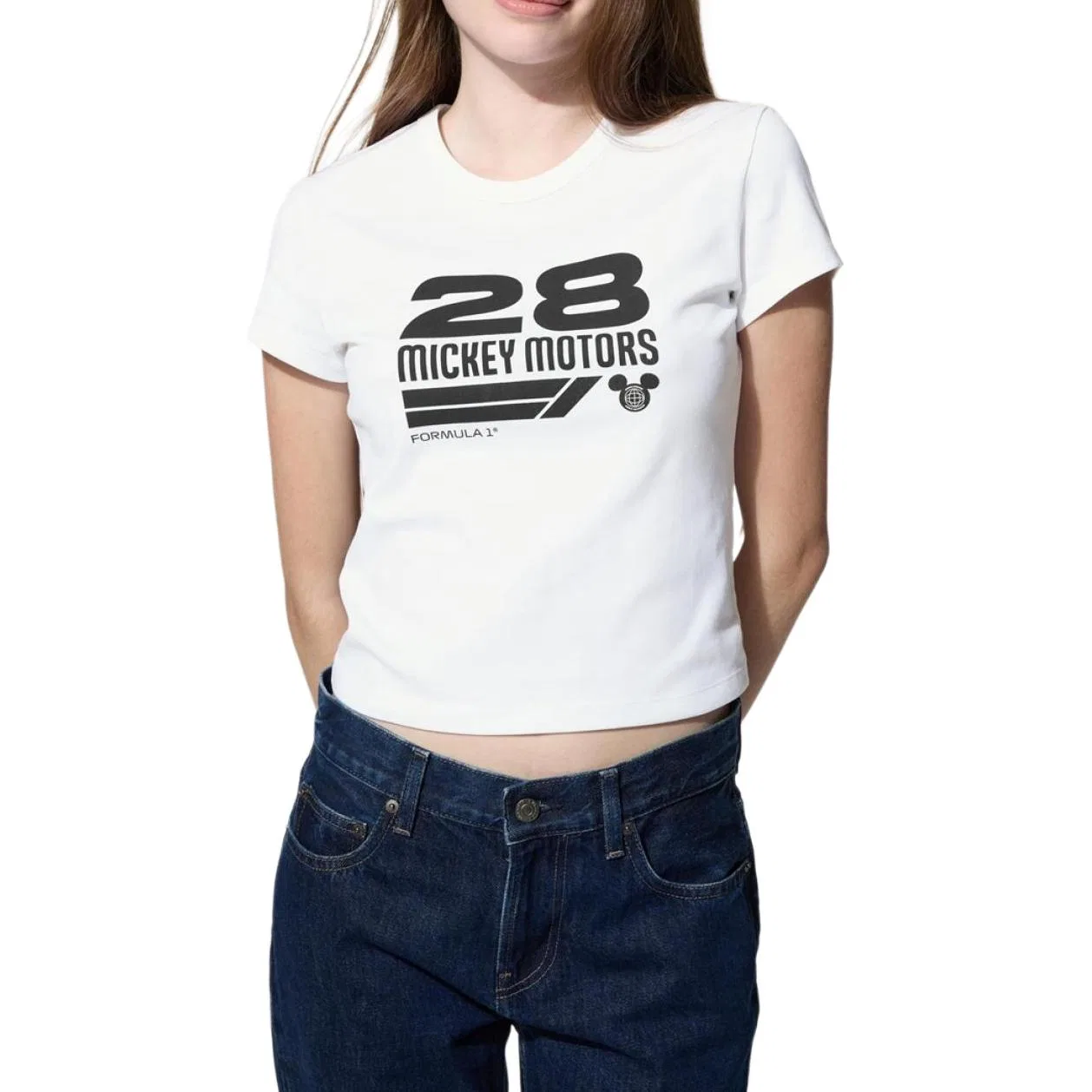 Футболка X Formula 1 с круглым вырезом, UNIQLO, White — фото 4
