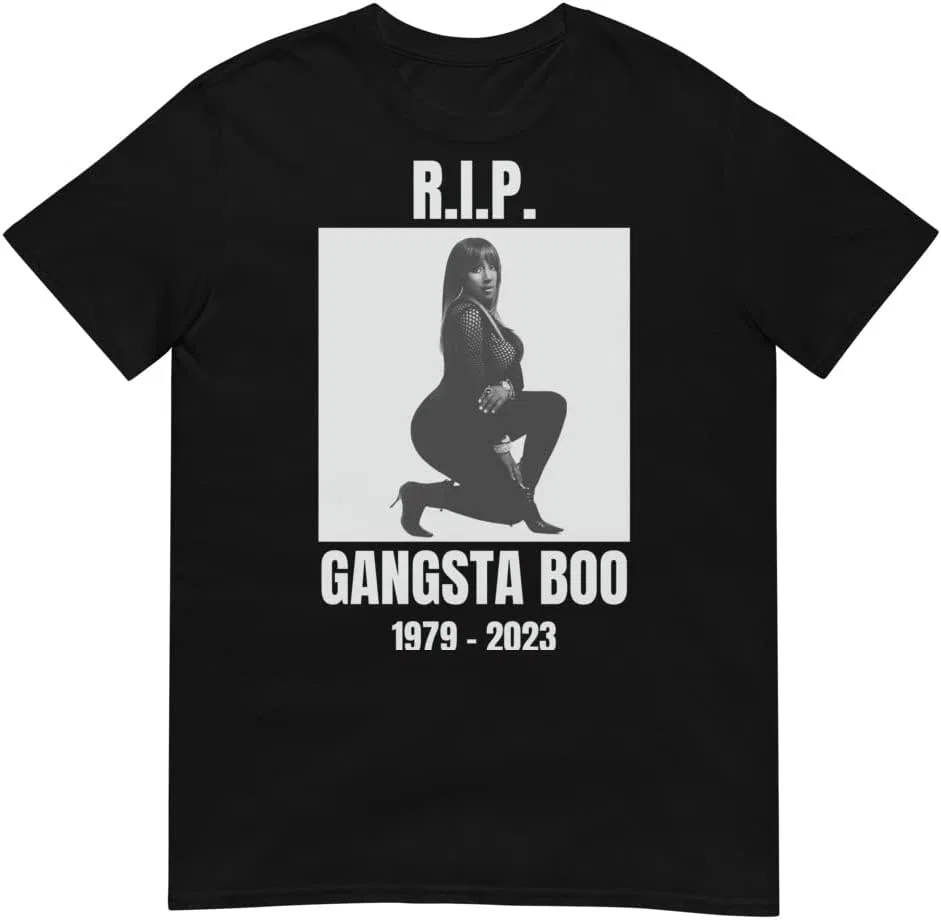 Мужская футболка с принтом Gangsta Boo 64000, Black