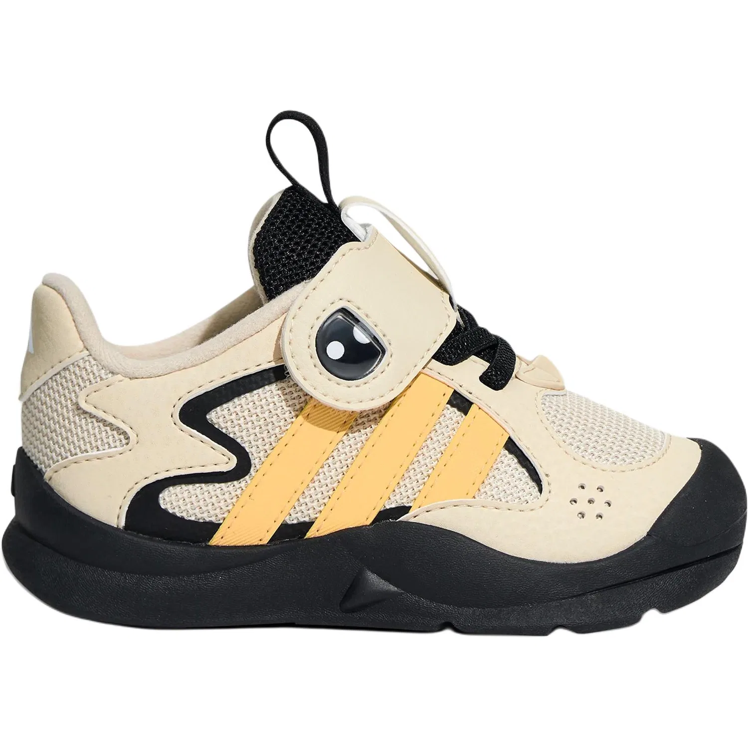 Детские кроссовки для малышей Adidas FLEXIFIN, Beige — фото 3
