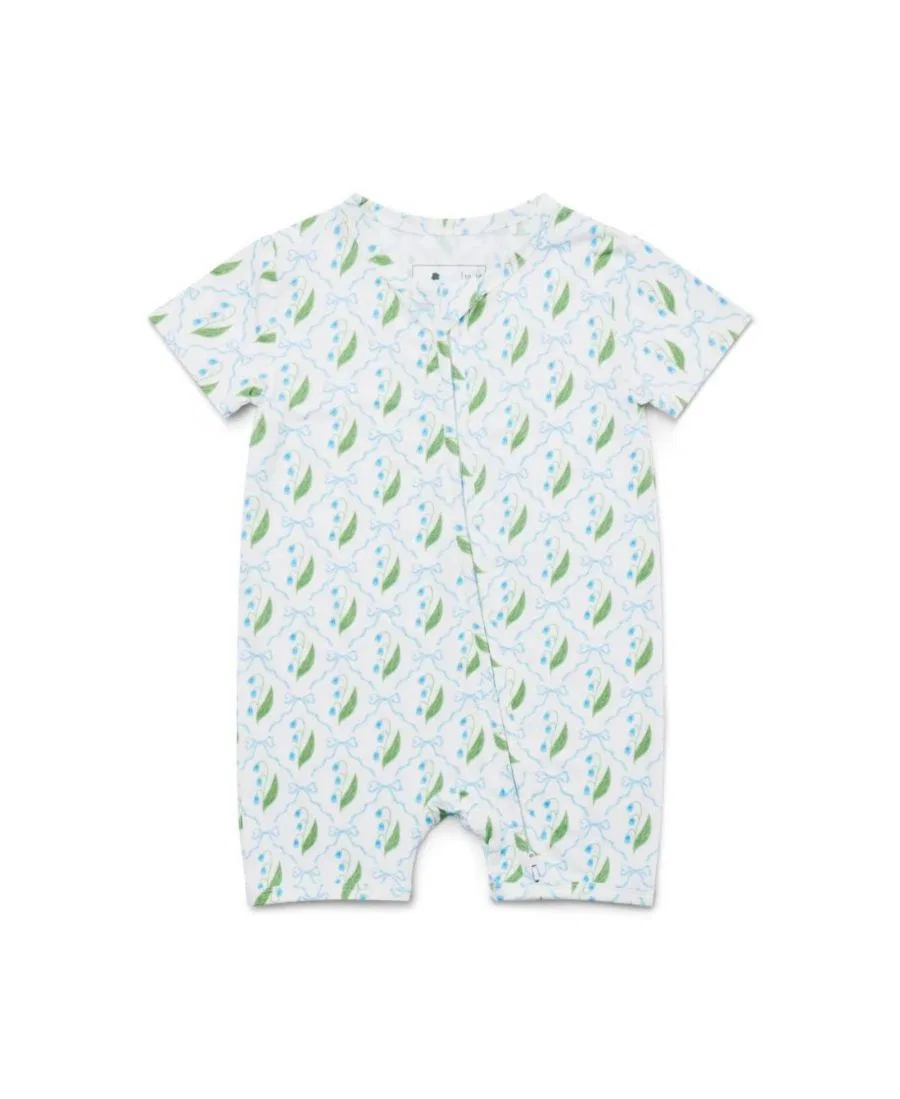 Детский слиппер из бамбука Bluebell Bows Motette, Bluebells With Green Leaves & Bows