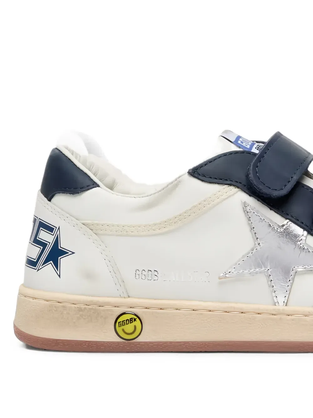Кроссовки детские Ball Star Golden Goose Kids, белый — фото 4