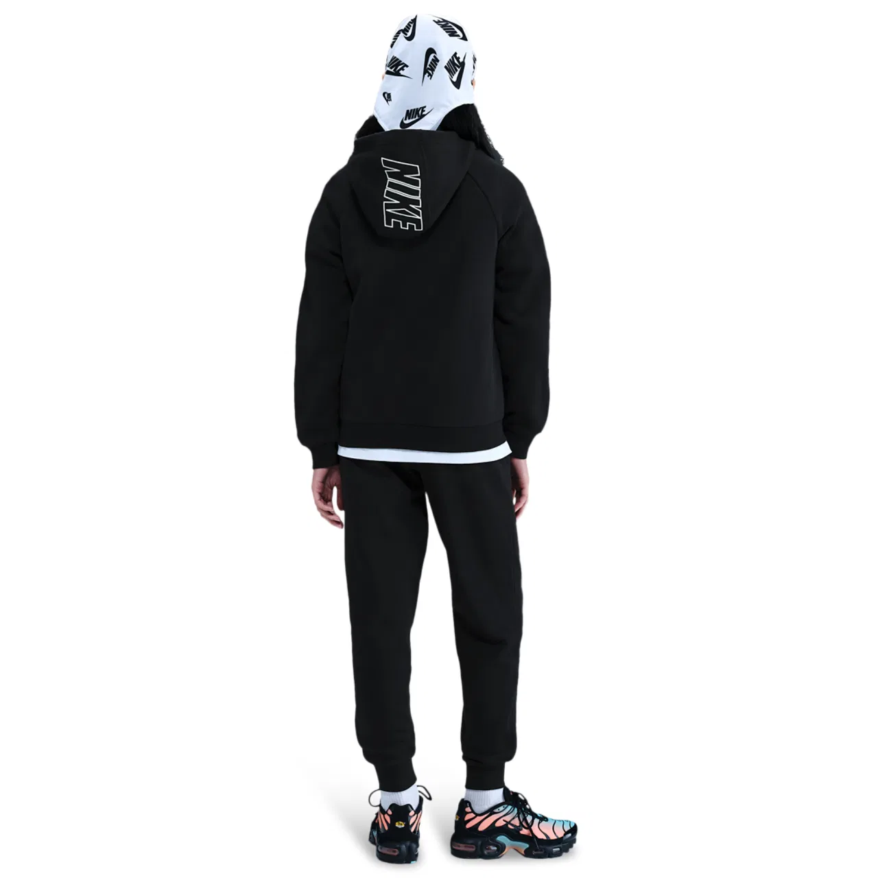 Спортивный костюм для мальчиков NSW Club Fleece Nike, черный/белый — фото 2